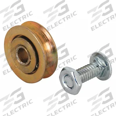 PRIME-LINE Roller: Roller, 1 in Overall Ht, 1 in Overall Lg, 1/4 in Overall Wd, Unfinished - Screen Door Hardware