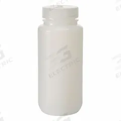 NALGENE Laboratory Bottle: HDPE, 500 mL, 16 fl oz, Closure Included, Natural, 53 mm, Polypropylene (MPN 2104-0016-48). Key specifications — Brand: NALGENE; Graduated: No; Body Color: Natural.