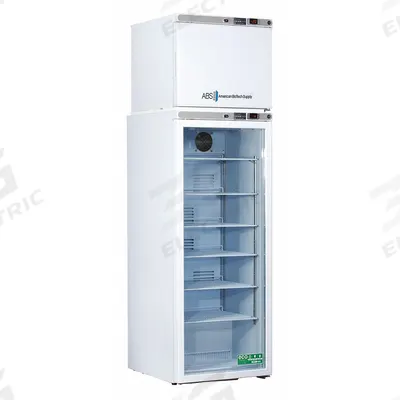 AMERICAN BIOTECH SUPPLY Refrigerator and Freezer: 10.5 cu ft Refrigerator Capacity, 2 Doors - General Purpose Lab Refrigerator-Freezers