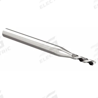 WIDIA HANITA Corner Radius End Mill: Carbide, 2 Flute, 1.5 mm Mill Dia, 6 mm LOC - Fast-Cutting Carbide Corner-Radius End Mills for Aluminum