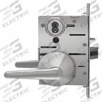 BEST Door Lockset: Classroom Lever Locksets, Stainless Steel, ADA Compliant, Ligature-Resistant (MPN SPSLMLR16F630LHR). Key specifications — Ligature Resistance: Ligature-Resistant; Brand: BEST; Lockset Function ANSI Code: F05; Visual Indicator Message: No Message; Lockset Style: SPSL Lever; ADA Compliant: Yes; Finish: Satin Stainless Steel : Steel.