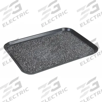 CARLISLE DINEX Tray: 20 in Overall Lg, 15 in Overall Wd, Black, 1 Compartments - Meal Trays for Healthcare Facilities