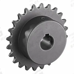 TSUBAKI Single Strand Sprocket: 35, For 3/8 in Chain Pitch, 5/8 in Bore Dia, 24 Teeth, Steel (MPN 35B24F-5/8). Key specifications — Brand: TSUBAKI.