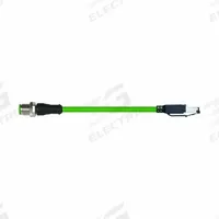 MURRELEKTRONIK Cordset: Cat5, M12 Male Straight x RJ45 Male Straight, 5 m Lg, PUR, Green, D Coding (MPN 7000-44711-7960500). Key specifications — Brand: MURRELEKTRONIK; Cable Jacket Color: Green; End 1 Coding: D; IP Rating: IP67; Performance Category: Cat5.