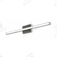 Barlow 18" LED Vanity: Satin Nickel, 1,037 lm_1,800 lm, 3000K, 20 W, 120V AC, Dimmable, 18 in Lg (MPN BARV1803L30D1SN). Key specifications — Mounting Location: Wall; For Bulb Type: Integrated LED; Brand: AFX INC.; Voltage: 120V AC; Color Temperature: 3000K; Housing Finish/Housing Color (Broad): Satin Nickel.