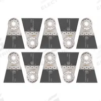 FEIN Oscillating Tool Blade: 2 1/2 in Blade Wd, 3 13/16 in Overall Lg, Straight Cutting, 10 PK (MPN 63502134290). Key specifications — attr1097473: Drywall; attr1097476: FEIN; attr1097456: Straight Cutting.