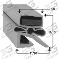 HOBART Door Gasket: Mfr Part # 25-0055. Key specifications — attr1046436: Gasket; attr1046429: 25-0055; attr1040958: HOBART.