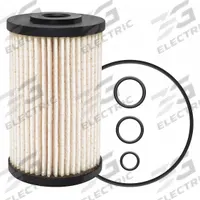 BALDWIN FILTERS Fuel Filter: Cartridge, 2 5/8 in Outside Dia, 11/16 in Inside Dia, Diesel Fuel (MPN PF46059). Key specifications — Baldwin Interchange: PF46059; Brand: BALDWIN FILTERS; Media Material: Paper; Includes: (3) O-Rings; Compatible Vehicle Type: Trucks; Compatible Vehicle Make: Isuzu.