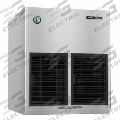 HOSHIZAKI Ice Machine: Nugget, 878 lb Ice per Day, Water Cooled, 26 in Ht, 22 in Wd - Ice Machine Heads