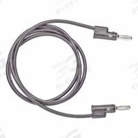 POMONA Test Leads: Black Electrical Current Color, Stacking Banana Plug, 36 in Lg, Polypropylene (MPN B-36-0). Key specifications — Brand: POMONA.