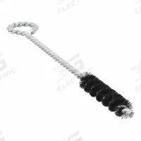 Tube Brush: 3/8 in Overall Dia, Natural Fiber, Single Spiral, Single Stem, 2 in Brush Lg (MPN 2FCE4). Key specifications — Brand: GRAINGER; Handle Material: Wire.