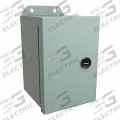 HAMMOND Electrical Enclosure: Steel, 6 in x 4 in x 4 in, NEMA 12/13/3R/4, w/Panel, Solid Cover (MPN EJ644). Key specifications — Closure Method: Latches; Brand: HAMMOND; Knockouts: Not Included.