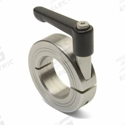 RULAND MANUFACTURING Quick Clamping Shaft Collar: 2 1/2 in Bore Dia, Round, 303 - Stainless Steel One-Piece Clamping Lever Shaft Collars