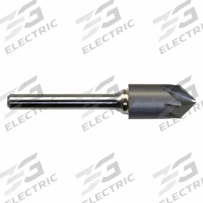 CLEVELAND Countersink: 90°, 6 Flute, 3/16 in Body Dia, 3/16 in Shank - Smooth-Finish Six-Flute Countersinks