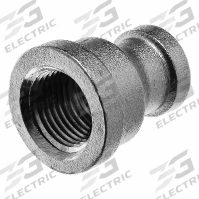 USA INDUSTRIALS Metal Pipe Straight: Straight, 3/4 in x 3/8 in, Class 125, 125 psi - Chrome-Plated Threaded Low-Pressure Pipe Fittings