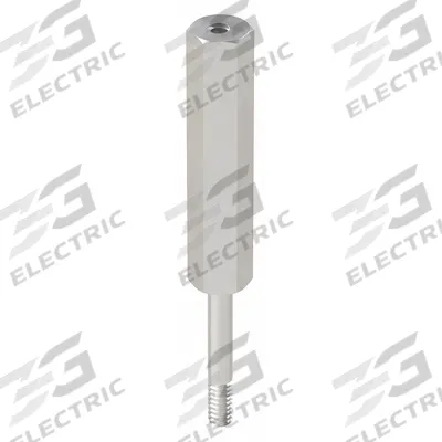 APPROVED VENDOR Standoff: Male x Female, 2 1/2 in Lg, Hex, Aluminum, Plain, 1/4 in Hex Wd - Aluminum Male x Female Standoffs
