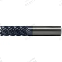 CLEVELAND Corner Radius End Mill: Carbide, AP/MAX Coated, 7 Flute, 3/8" Mill Dia, 1-1/8" LOC, 3" OAL (MPN C76350)