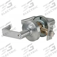 SCHLAGE Door Lockset: Office Lever Locksets, Chrome, ADA Compliant (MPN ND50PD RHO 626). Key specifications — attr1024149: Not Ligature-Resistant; attr1011488: SCHLAGE; attr1024446: F82; attr1011524: No Message; attr1011506: ND Rhodes; attr1011485: Yes; attr1059461: Satin Chromium-Plated : Cast Zinc.