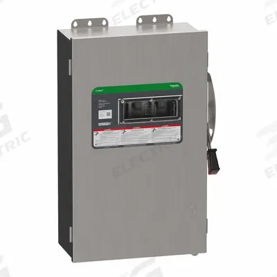 SCHNEIDER Safety Switch: Fusible, 200 A, Three Phase, 600V AC/DC - Fusible Safety Switches