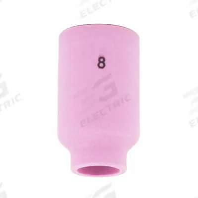 LINCOLN ELECTRIC Nozzle: Alumina, No. 8, Std - Gas Lens Nozzles