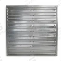 57"H-W 12.8"L Squ Stl Mtrzd Cntrl Dampr: 12 3/4 in L, 57 in H, 57 in W, 1 1/2 in Flange Wd, Steel (MPN 3C732). Key specifications — Nameplate Voltage: 24V DC; 240V AC; Blade Type: Flat Blade; Brand: DAYTON; Maximum Air Velocity: 3500 fpm; Switch Action: Normally Open.