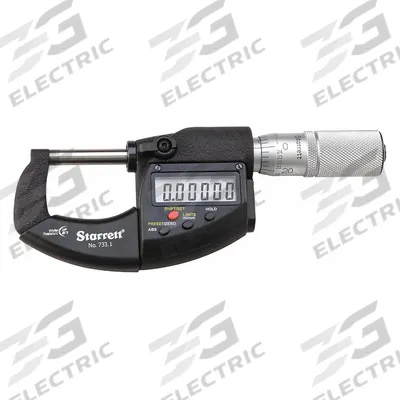 STARRETT Digital Outside Micrometers: 0 in to 6 in /0 mm to 150 mm - Micrometers with SPC Output