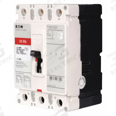 EATON Molded Case Circuit Breaker: 150 A Amps, 65kA at 240V AC, Fixed, ABC, Load Side Lug - FD-Frame Eaton Molded Case Circuit Breakers