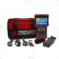 TRIPLETT IP and HD Camera Tester: Ethernet Service Detection/PTZ Control Test/Video Transmission (MPN CamView IP Pro-D). Key specifications — Compatible Camera Systems: TVI; Brand: TRIPLETT; Display Screen Type: LCD; For Use With: DHCP; Input Type: RJ45; Testing Functions: Video Transmission.