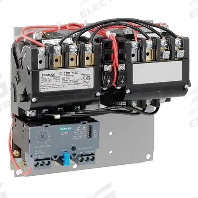 Siemens Magnetic Motor Starter: Reversing, 3 Poles, NEMA Size 3-1/2, 115 A - Reversing Starters with Electronic Overloads