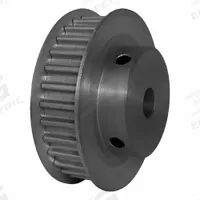 DAYTON Timing Pulley: Curvilinear, Fixed, For 9 mm Belt Wd, 30 Teeth, 5 mm Pitch, Aluminum (MPN 30-5M09M6FA8). Key specifications — Brand: DAYTON; Finish: Clear Anodized; For Belt Series: Powerhouse®.