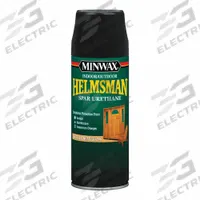 MINWAX Finish: Varnish, Exterior/Interior, Oil, 11.5 oz Container Size, Wood, Semi-Gloss, Clear (MPN 33260000). Key specifications — Brand: MINWAX; Transparency: Clear; Use Location: Exterior; Sheen: Semi-Gloss; Sub-Brand: Helmsman; Color: Clear.