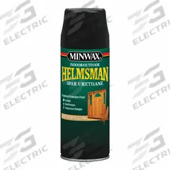 MINWAX Finish: Varnish, Exterior/Interior, Oil, 11.5 oz Container Size, Wood, Semi-Gloss, Clear (MPN 33260000). Key specifications — Brand: MINWAX; Transparency: Clear; Use Location: Exterior; Sheen: Semi-Gloss; Sub-Brand: Helmsman; Color: Clear.