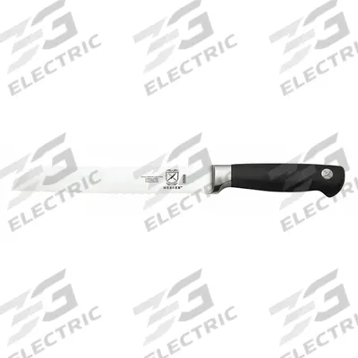 MERCER CUTLERY Bread Knife: Taper Ground Edge/Wavy Edge, 8 in Overall Lg, Steel Blade - Bread Knives