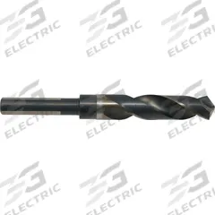 CLE-LINE Reduced Shank Drill Bit: 15.5 mm, 118° Split Point, Black & Gold HSS, 3-Flats Shank (MPN C21175). Key specifications — attr1235078: 0.6102.