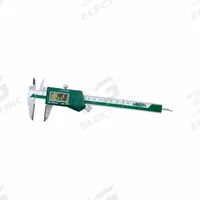 INSIZE Digital Caliper: 0 in to 6 in /0 mm to 150 mm, +/- 0.0012 in Accuracy, Cabled/Wireless (MPN 1110-200B). Key specifications — attr1185476: INSIZE; attr1185436: Certificate of Inspection with NIST Traceability; attr1185475: Not Rated; attr1185429: +/- 0.0012 in; attr1185430: 0.0005 in/0.01 mm; attr1218557: Transmitter Required; attr1220488: Not Included.