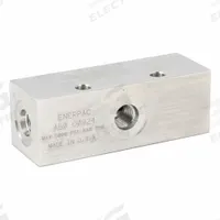 ENERPAC Manifold: 5,000 psi Max Pressure, Aluminum, 1.25 in Overall Ht, 3.5 in Overall Lg (MPN A60). Key specifications — Body Material: Aluminum; Brand: ENERPAC; Port Connection Type: SAE O-Ring Boss.