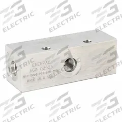ENERPAC Manifold: 5,000 psi Max Pressure, Aluminum, 1.25 in Overall Ht, 3.5 in Overall Lg (MPN A60). Key specifications — Body Material: Aluminum; Brand: ENERPAC; Port Connection Type: SAE O-Ring Boss.