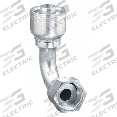 WEATHERHEAD Hydraulic Crimp Fitting: Steel x Steel, 90° Elbow, -16 For Hose Dash Size - Weatherhead Crimp Hydraulic Hose Fittings with ORS Connection