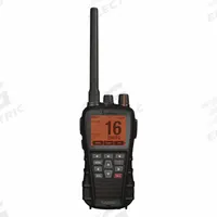 COBRA Marine Radio: VHF, Analog, 6 W, 12 Channels, IPX7, GPS, Black, BlueBound 650, 12 hr, Li-Ion (MPN 0190011-1). Key specifications — Radio Application: Marine; Product Type: Handheld Two Way Radio; Features: Noise-Cancelling Active Noise-Cancelling Technology for Loud, Clear Audio in Adverse Conditions; Bluetooth: Yes; IP Rating: IPX7; Manufacturer Part Number: 0190011-1; Brand: COBRA; Standards: FCC.