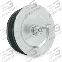 CHERNE Pipe Plug: Wing Nut, End of Pipe, For 5 in Pipe, Nitrile Plug (MPN 273358). Key specifications — Handle Material: Stainless Steel; Plate Material: Stainless Steel; Included Water Fill Port/Hose: Not Included.
