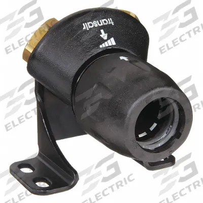 TRANSAIR Push-Fit Wall Bracket Fitting: 1 in OD x 1 in Pipe x 1/2 in Pipe x 1/2 in Pipe Size - Polyamide Tube Fittings for Compressed Air Systems