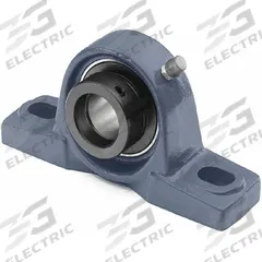 TRITAN Pillow Block Bearing: 25 mm Bore, Cast Iron, Eccentric Collar, 36.5 mm Shaft Ht (MPN SAP205-16G). Key specifications — Brand: TRITAN; Mounting Bolt Size: M10; Standards: ISO; System of Measurement: Metric.