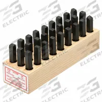 APPROVED VENDOR Hand Stamp Kit: A thru Z, 3/16 in Character Ht, 2 7/16 in Shank Lg, Steel (MPN 3XDH3). Key specifications — Material: Steel; Brand: APPROVED VENDOR; Characters Included: A thru Z.