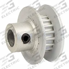 DAYTON Timing Pulley: Modified Curvilinear, Fixed, For GT Timing Belt Section, For 3 mm Belt Wd (MPN 17-2P03M6FA4). Key specifications — Brand: DAYTON; Finish: Clear Anodized; For Belt Series: Powerhouse®.