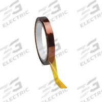 SHERCON Film Tape: 1/4 in Wd, 36 yd Lg, 2.5 mil Thick, Polyimide Film, Silicone, Amber (MPN SH-10300). Key specifications — Series: 22-SH.