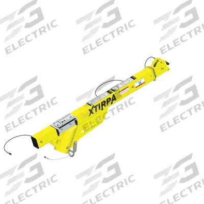 MSA Davit Arm: Upper Arm Mast, Yellow, Powder Coated, Davit Arm, 360 lb Wt Capacity - Davit System Arms