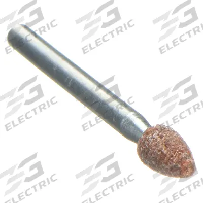 NORTON Vitrified Mounted Point: 3/16 in Dia, Aluminum Oxide, 60 Grit - General Purpose Mounted Points for Carbon Steel
