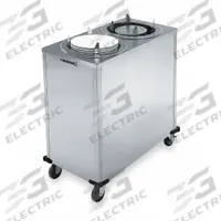 LAKESIDE Plate Dispenser Cart: Unheated, 7 1/2 in Plate Size, 39 1/8 in Overall Ht, NSF Certified (MPN 915). Key specifications — Manufacturer Part Number: 915; NSF Certified: Yes; Caster Type: (2) w/Brake; Material: Stainless Steel; Color: Silver; Product Type: Plate Dispenser; Brand: LAKESIDE.