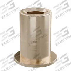 Flanged Sleeve Bearing: Bronze, SAE 841, 3/8 in Bore, 5/8 in OD, 1 in Lg, -35°F to 300°F, 10 PK (MPN FF319-03B). Key specifications — System of Measurement: Inch; Material Grade: SAE 841; Flange Type: Flanged; Brand: OILITE.
