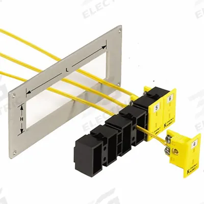 OMEGA Temperature Probe Connectors & Adapters: Snap Strip, For 51/64 in Cutout Ht - Thermocouple Connection Strips